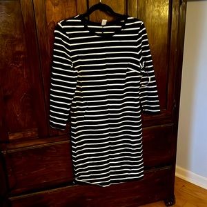 Long sleeved knit dress